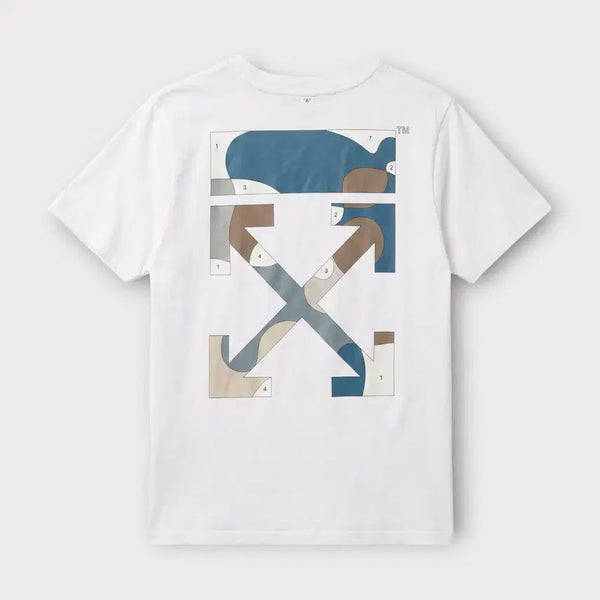 [BUNJANG] Off-White Multicolor Arrow Short Sleeve T-Shirt Size M / M/ 오프화이트 멀티컬러 에로우 반팔