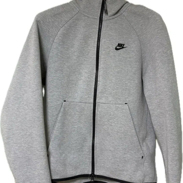 [BUNJANG] Nike Tech Fleece Full-Zip Hoodie Grey L / 나이키 테크팩 후드집업 그레이 L