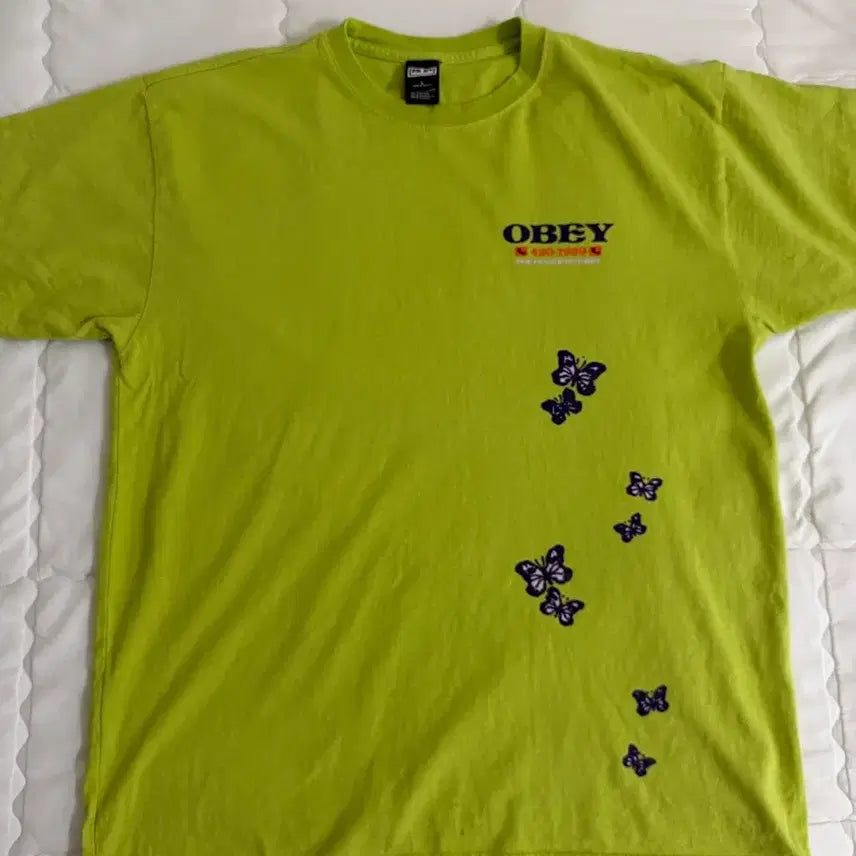 [BUNJANG] OBEY Short Sleeve T-Shirt L / 오베이 반팔티