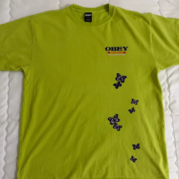 [BUNJANG] OBEY Short Sleeve T-Shirt L / 오베이 반팔티