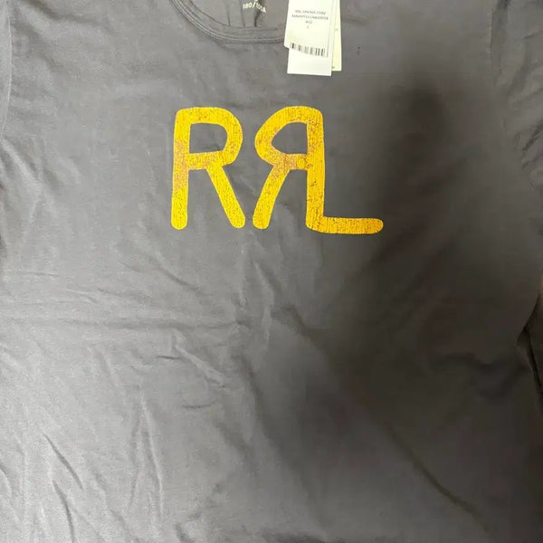 [BUNJANG] RRL Logo Jersey T-Shirt Navy / 더블알엘 로고 저지 티셔츠 네이비