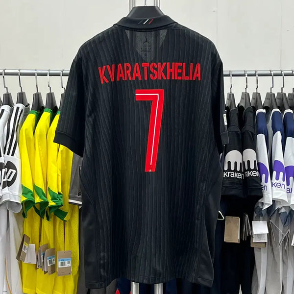 [BUNJANG] Paris Saint-Germain (PSG) 25/26 4th Khvicha Kvaratskhelia #7 Football Jersey / 25/26 파리생제르망PSG 4th No 7 흐비차 크바라츠헬리아 유니폼
