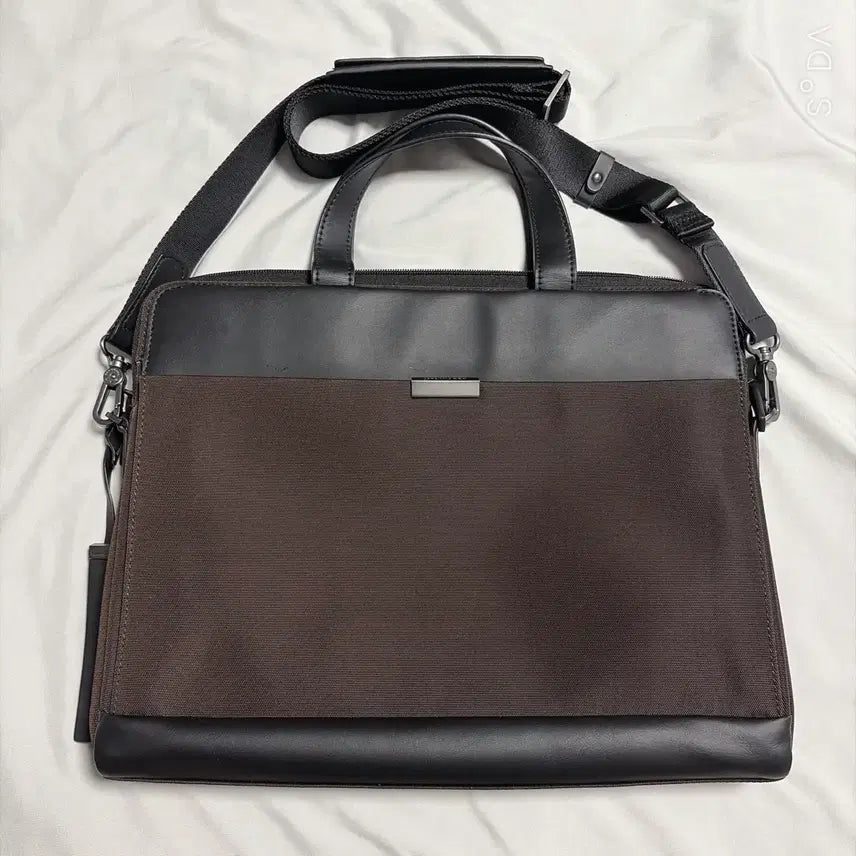 [BUNJANG] Samsonite Briefcase Document Bag Black Brown / 샘소나이트 브리프케이스 서류가방 블랙 브라운