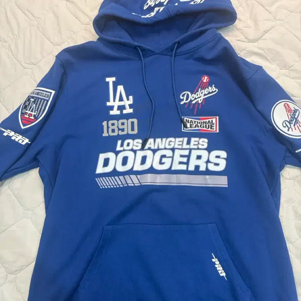 [BUNJANG] LA Dodgers Pro Standard Blue Hoodie / LA다저스 블루 후드티