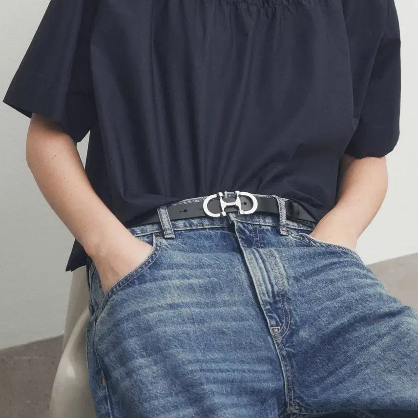 [BUNJANG] Massimo Dutti Marine Shirring Blouse Size S / 마시모두띠 마린 셔링 블라우스 S