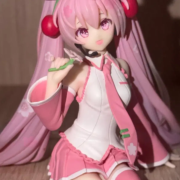 [BUNJANG] Furyu Sakura Miku 2024 Noodle Stopper Figure / 급처) 후류 사쿠라 미쿠 2024 누들스토퍼 피규어