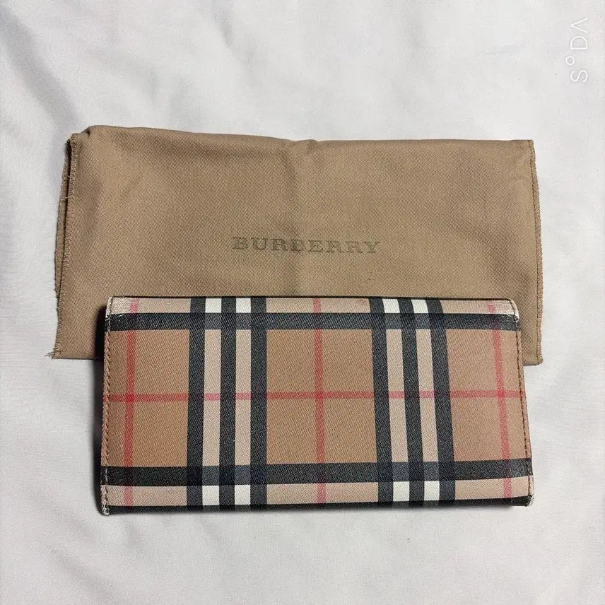 [BUNJANG] Burberry Check Long Wallet / 버버리 체크 장지갑