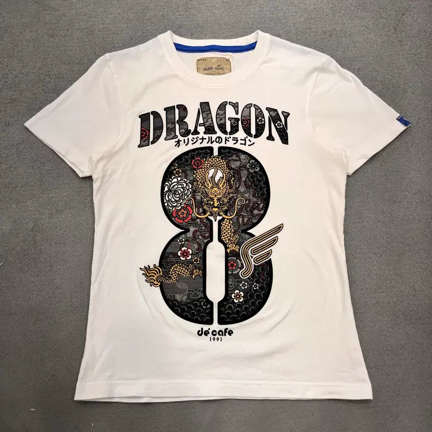 [BUNJANG] M Duck Cafe Dragon T-Shirt / M Duck cafe 드래곤 티셔츠