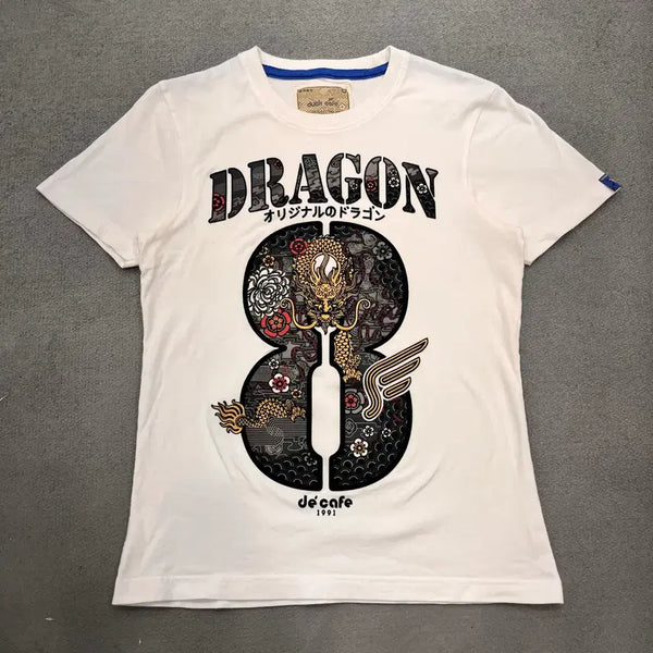 [BUNJANG] M Duck Cafe Dragon T-Shirt / M Duck cafe 드래곤 티셔츠