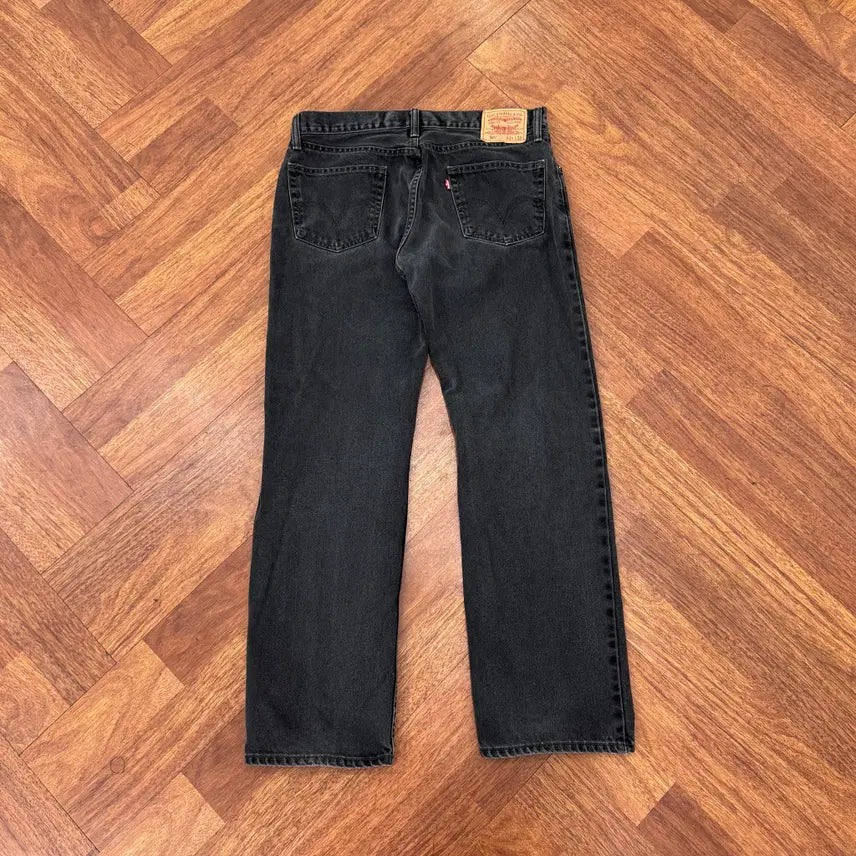 [BUNJANG] Levi's 505 Black Denim Pants (Size 36) / 36 리바이스 505 흑청 데님 팬츠