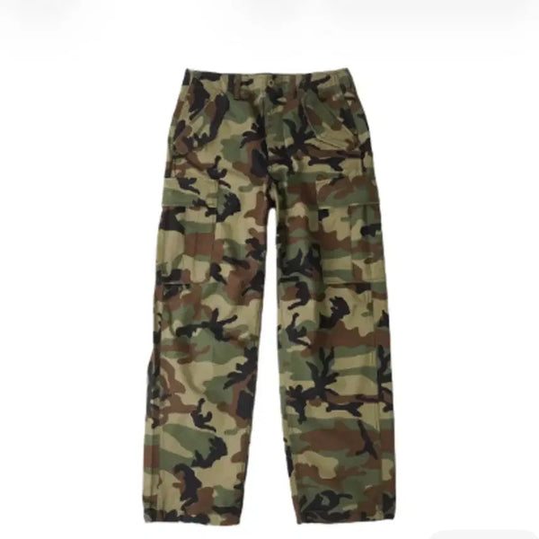 [BUNJANG] Stussy Woodland Camo Cargo Pants / [32] 스투시 카고팬츠 우드랜드 카모
