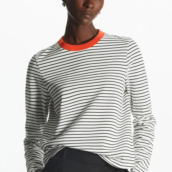 [BUNJANG] COS Striped Long Sleeve T-Shirt S / COS 코스 긴팔 스트라이프 티셔츠 S