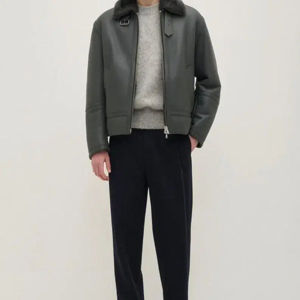 [BUNJANG] System Homme Lambskin Shearling Jacket / 한섬 시스템옴므 램스킨 무스탕점퍼