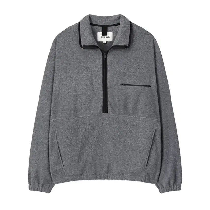 [BUNJANG] Artifactory Fleece Half Zip Pullover L / 아트이프액츠 플리스 하프 집 풀오버 그레이 L