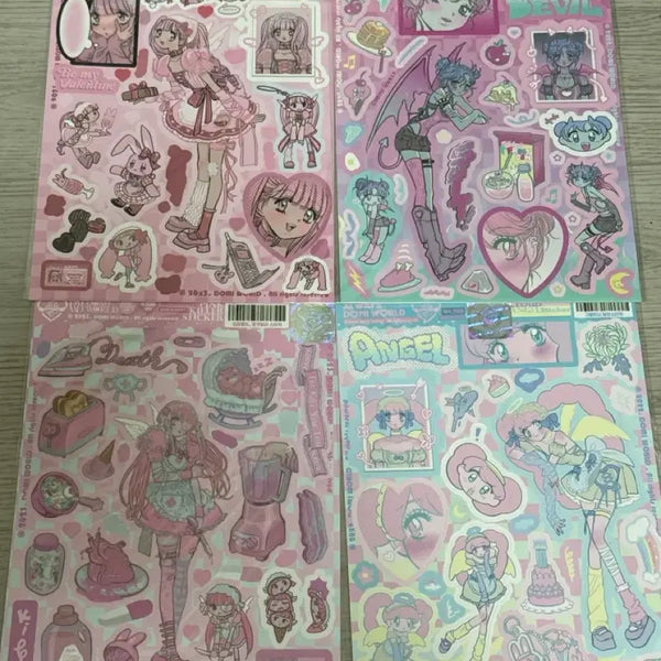 [BUNJANG] Domiworld Sticker Bundle Set / 도미월드 스티커 일괄