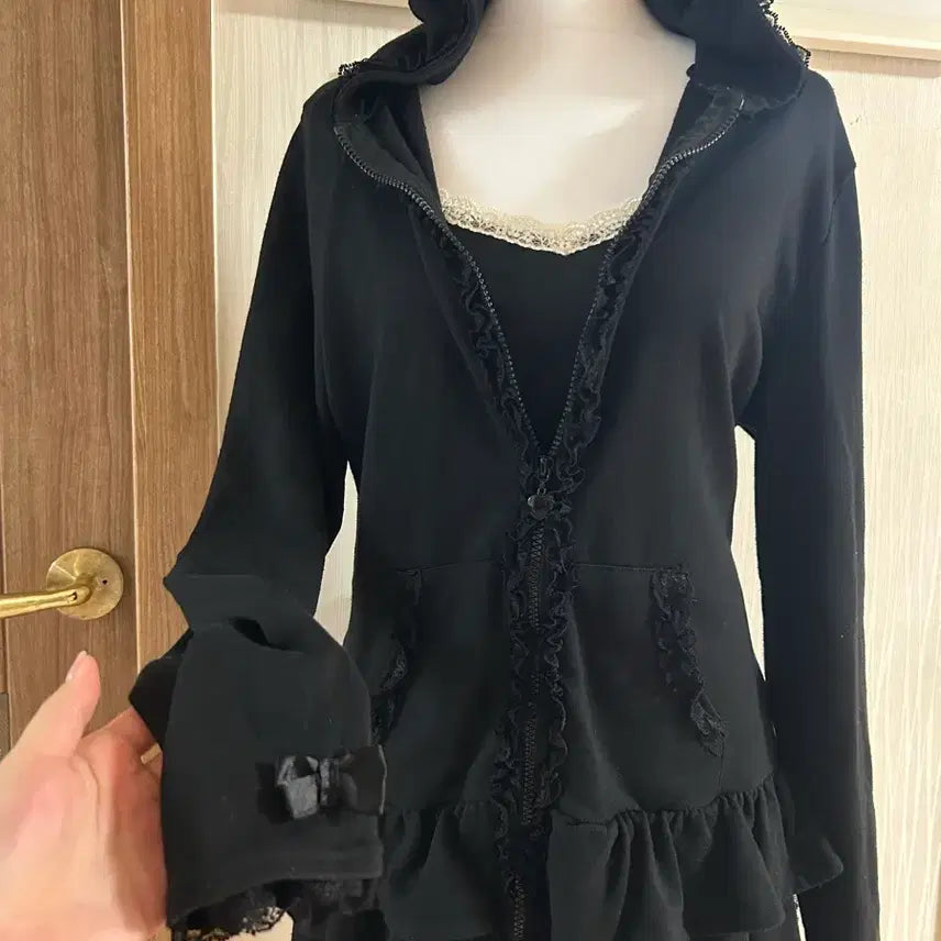 [BUNJANG] Nekomimi Goth Lolita Set / 네코미미고스로리고딕로걀세트