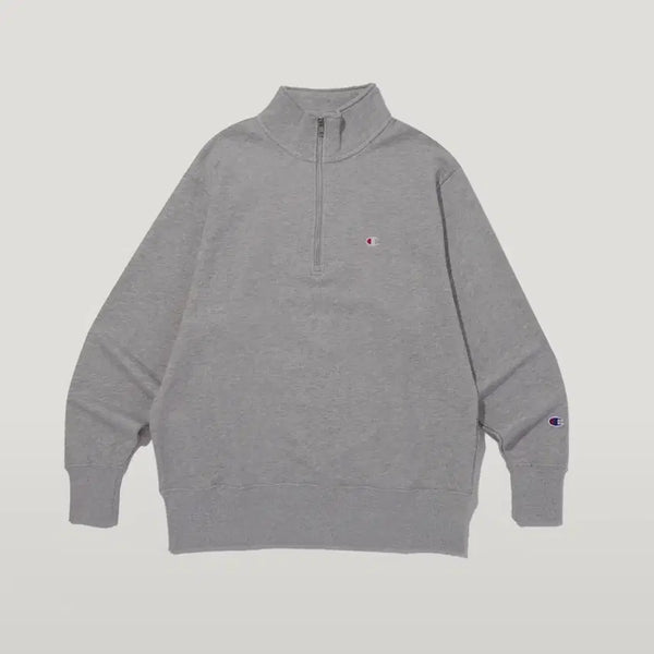 [BUNJANG] Champion Half Zip Sweatshirt / 챔피온 하프 집업 스웨트셔츠