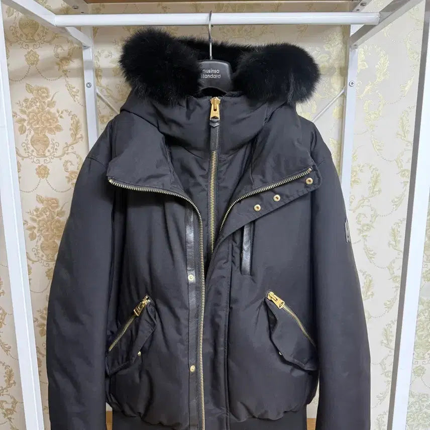 [BUNJANG] MACKAGE Dixon Fur Trimmed Puffer Jacket / 맥케이지 딕슨 금장 블랙퍼 40