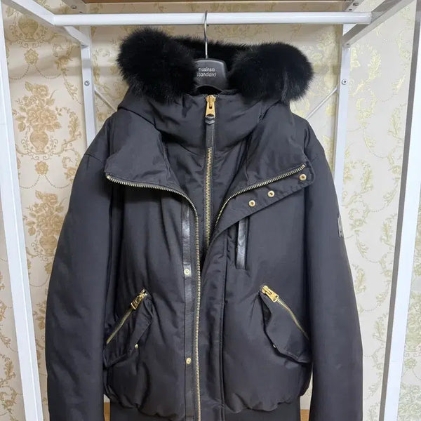 [BUNJANG] MACKAGE Dixon Fur Trimmed Puffer Jacket / 맥케이지 딕슨 금장 블랙퍼 40
