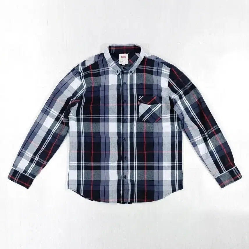 [BUNJANG] Levi's Button-Down Check Shirt XL / 리바이스 버튼다운 체크셔츠 XL