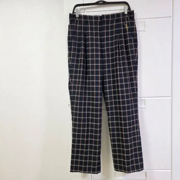 [BUNJANG] Jack Nicklaus Classic Tartan Check Pattern Slacks (Size 33) / 잭니클라우스 클래식 타탄 체크 패턴 슬랙스 33