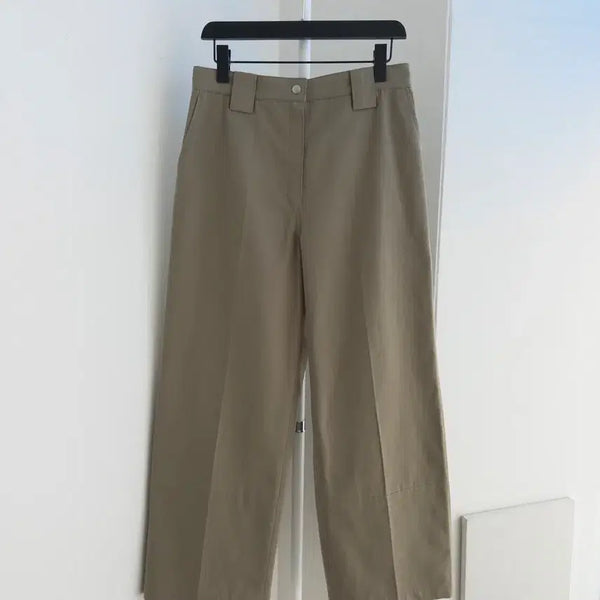 [BUNJANG] Statement Clean Cotton Pants / 교신안함)스테이트먼트 클린 코튼 팬츠