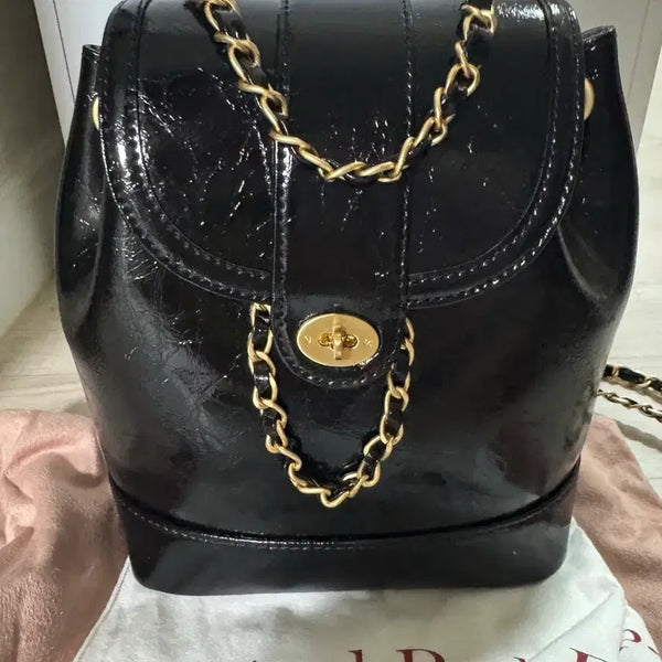 [BUNJANG] Cardinal Red Gold Plated Haubec Bag / 카디널레드 하우백 금장