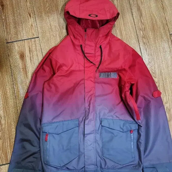 [BUNJANG] Oakley Ski/Snowboard Jacket L Red/Grey Gradient / 오클리 스키/보드 자켓 L (레드/그레이 그라데이션