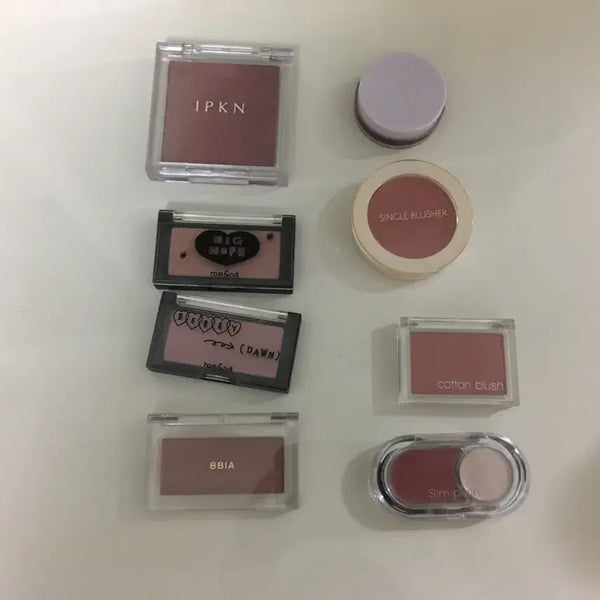 [BUNJANG] Warm Tone Blusher Bundle (IPKN, Rom&nd, The Saem, MISSHA, Simple Plan, Son & Park) / 웜톤 블러셔 일괄(입큰, 롬앤, 더샘,미샤, 심플레인,손앤박)