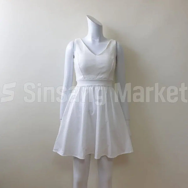 [BUNJANG] Dibi Cap One-Piece Mini Flare Dress with Built-in Cap / [빠른발송] 디비캡원피스 캡내장 스판 미니 플레어