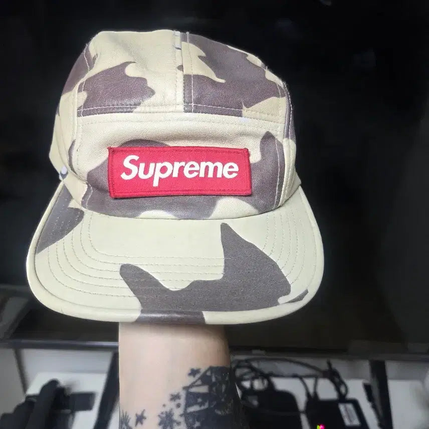 [BUNJANG] Supreme Camo Pattern Cap / 슈프림 캡프캡