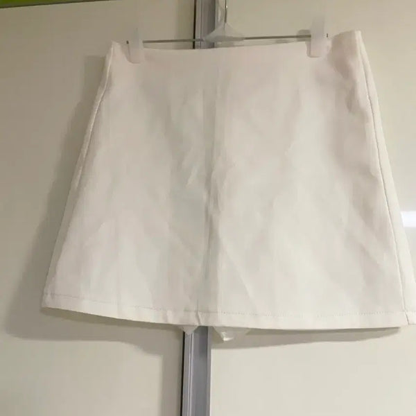 [BUNJANG] White Mini Skirt / 화이트 미니 스커트