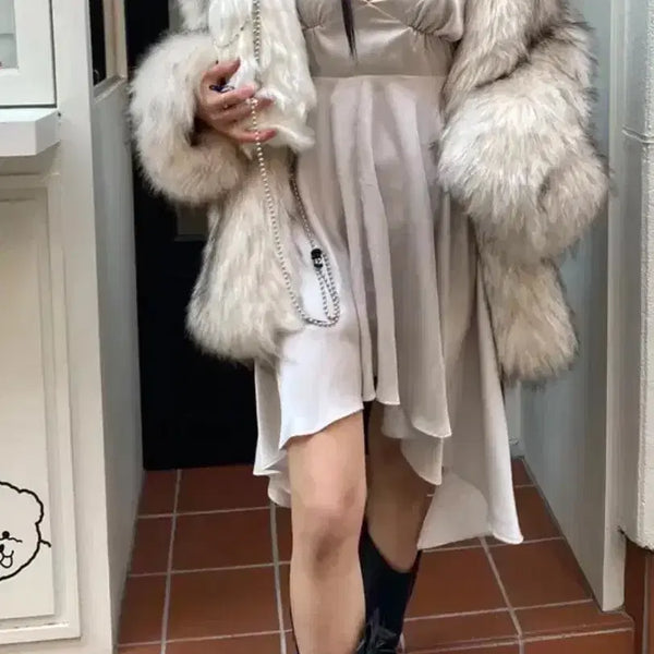 [BUNJANG] Angel Number 555 Fur Jacket / 엔젤넘버555 퍼자켓