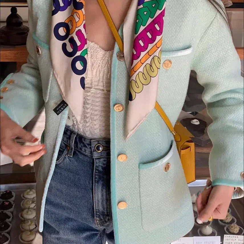 [BUNJANG] Seokooki Vint Tweed Jacket (Limited Edition) / 서쿠키 빈트 트위드자켓 (리미티드)