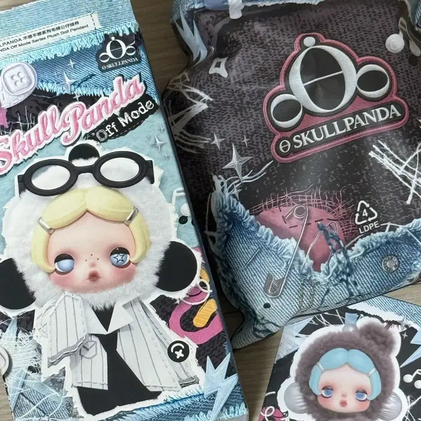 [BUNJANG] Skullpanda Slow Down Keyring - Sealed / [미개봉새상품] 스컬판다 off 인형 키링 - slow down 슬로우 다운