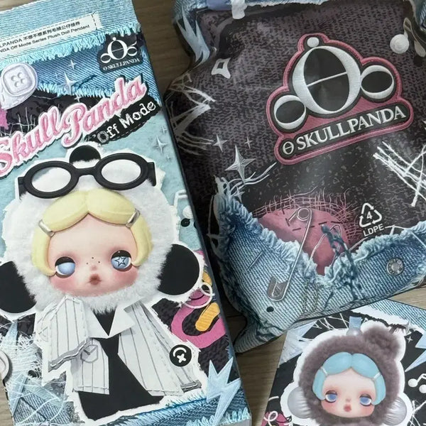 [BUNJANG] Skullpanda Slow Down Keyring - Sealed / [미개봉새상품] 스컬판다 off 인형 키링 - slow down 슬로우 다운