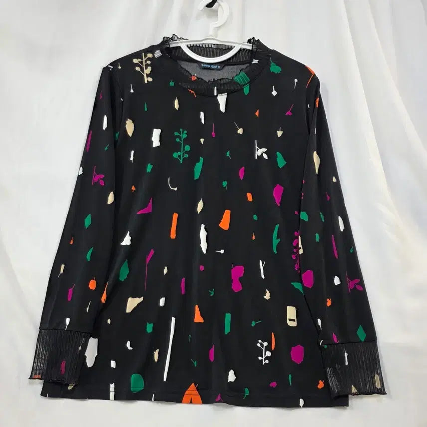 [BUNJANG] Women's Long Sleeve Blouse - Autumn Collection / 프린트여성가을 긴팔 블라우스55