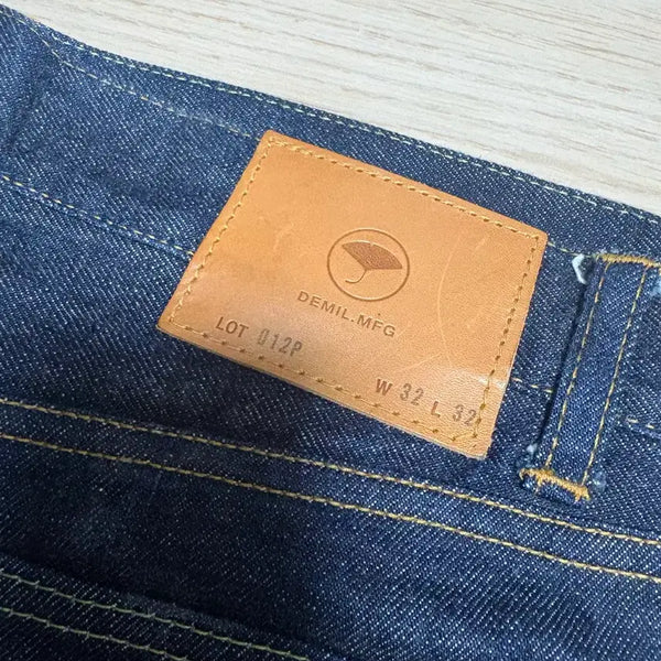 [BUNJANG] DEMIL 012P Indigo Straight Jeans / 데밀 012p 인디고 청바지