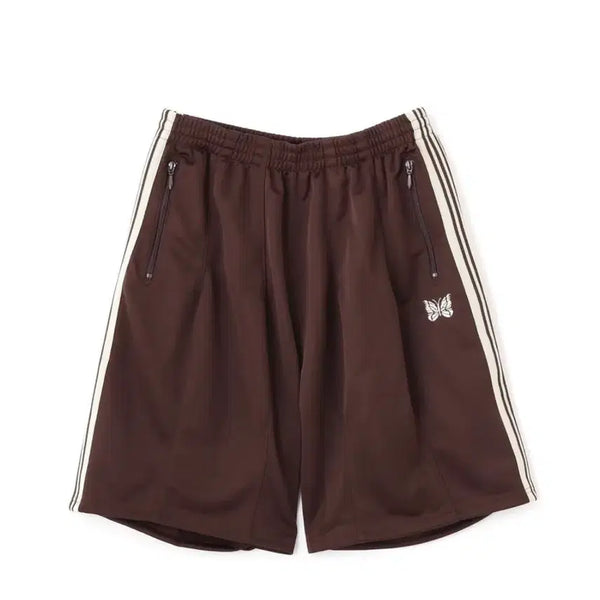 [BUNJANG] Needles x Beaver Poly Smooth H.D. Track Shorts Brown / [xs] 니들스 x 비버 폴리 스무스 H.D. 트랙 쇼츠 브라운