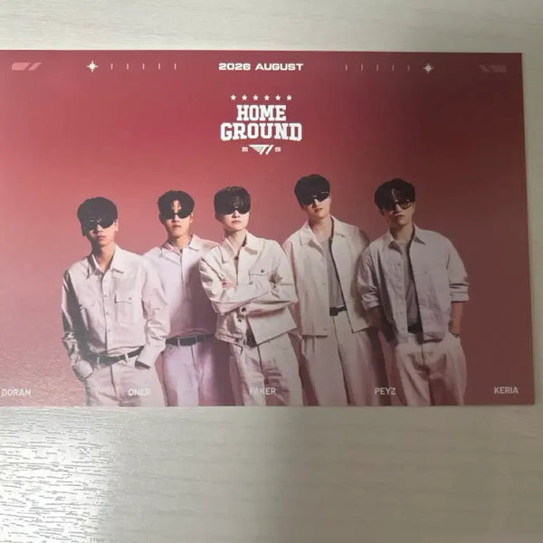 [BUNJANG] T1 Homeground Group Postcard / T1 Homeground 티원홈그라운드 단체 엽서 1장
