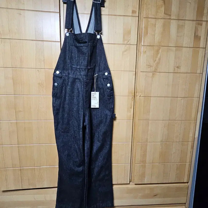 [BUNJANG] MUJI Overalls Black Size S / 무인양품 오버롤 S 새상품
