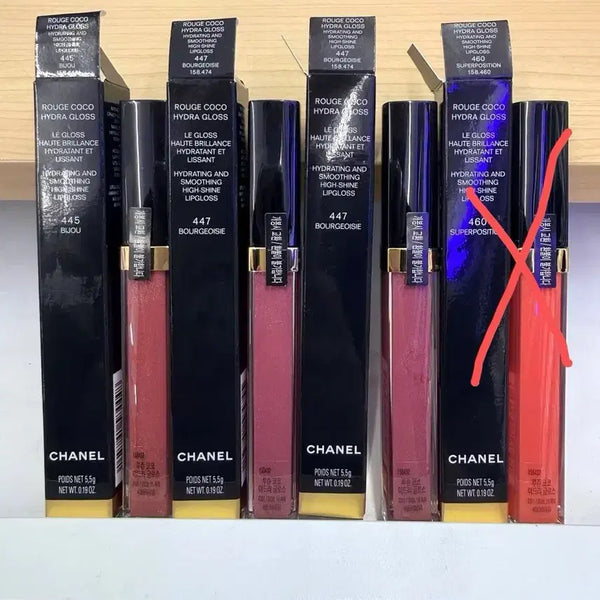[BUNJANG] Chanel Rouge Coco Hydra Gloss Lip Gloss (Sealed) / [미개봉]샤넬 루쥬 코코 하이드라 글로스 447 445