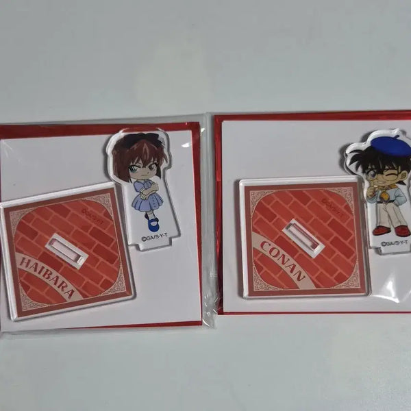 [BUNJANG] Detective Conan Acrylic Stand Set: Conan & Haibara / [세트] 명탐정 코난 아크릴 스탠드 코난 하이바라 코난카페