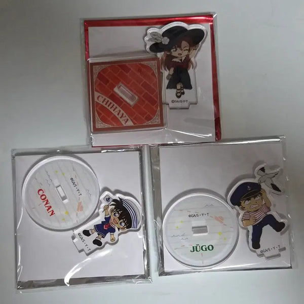 [BUNJANG] Detective Conan Conan Cafe Chihaya Kagiwara & Juugo Acrylic Stand Set / [세트] 명탐정코난 코난카페 하기와라 치하야 코난 쥬고 아크릴 스탠드