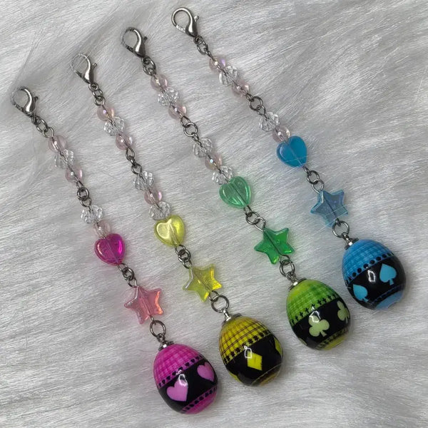 [BUNJANG] Egg Charm "Suhoal 2" Beaded Keychain / 에그키링 수호알2  비즈키링