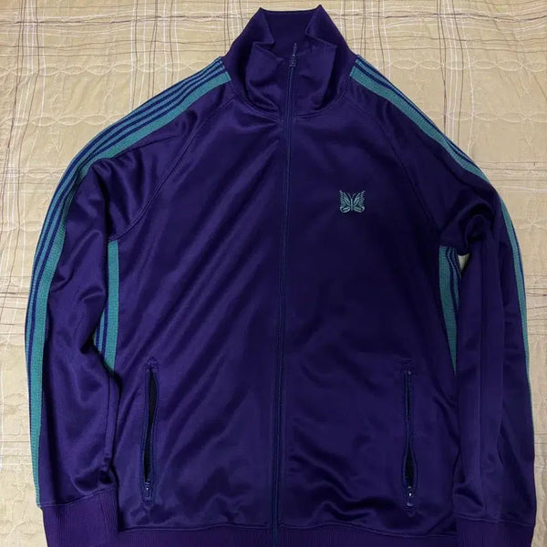 [BUNJANG] Needles Track Jacket Mint Stripes Size S / 니들스 트랙자켓 s사이즈
