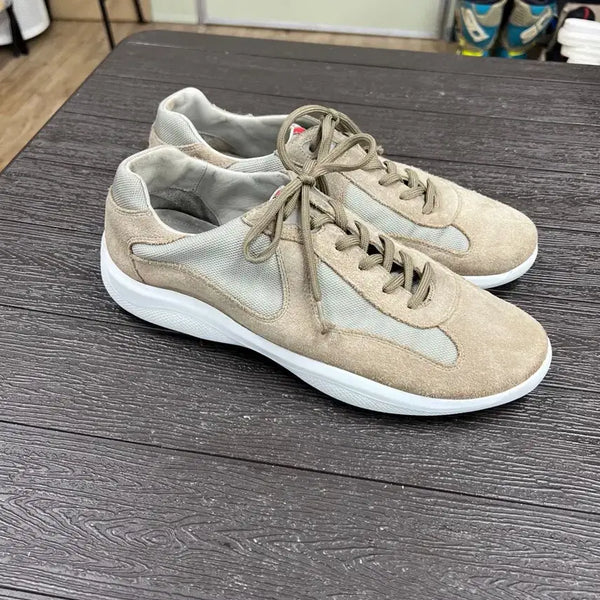 [BUNJANG] Prada America's Cup Suede Sneakers / 프라다 아메리카컵 스웨이드 280