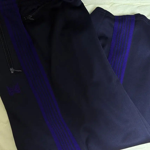 [BUNJANG] Needles HD Track Pants Navy Purple S / [한정판] 니들스 HD 트랙팬츠 네이비 퍼플 S