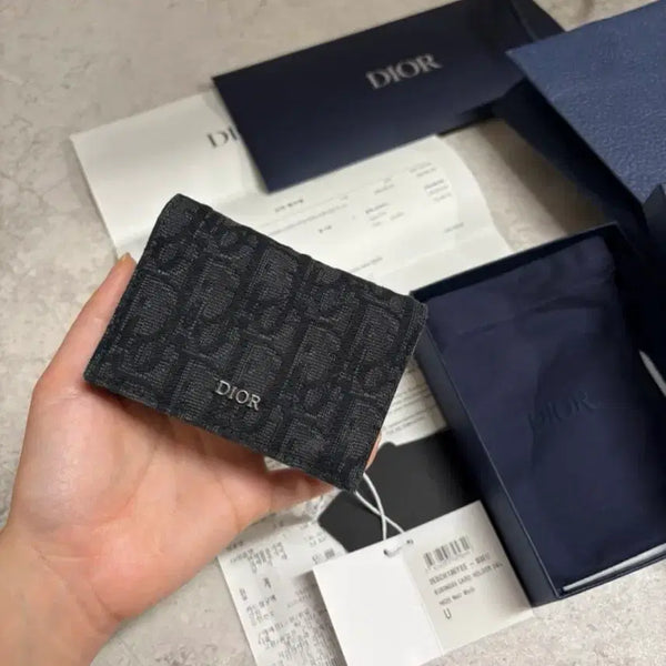 [BUNJANG] Dior Oblique Card Holder Full Set / 디올 오블리크 카드지갑 풀구성