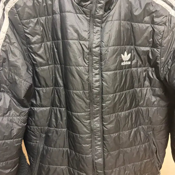 [BUNJANG] Adidas Lightweight Padded Jumper Black / 아디다스 경량 패딩 점퍼 블랙